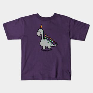 Hanukkah Dino Menorasaurus Kids T-Shirt